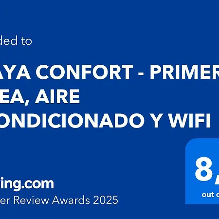 Playa Confort - Primera Linea, Aire Acondicionado Y Wifi *